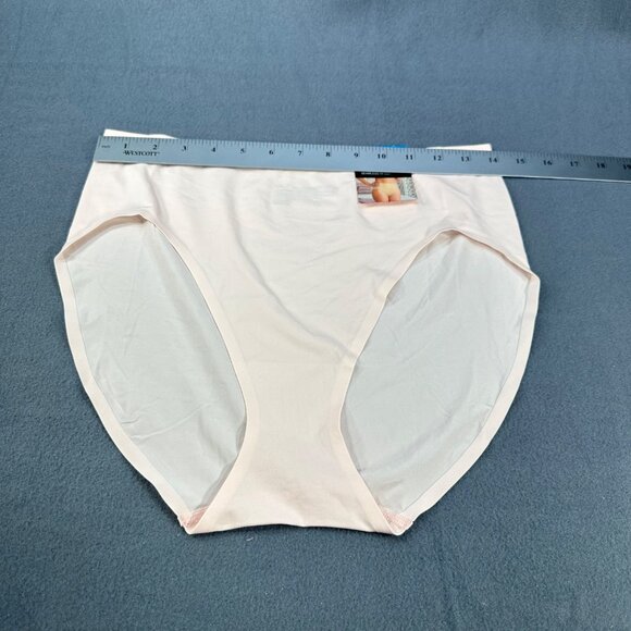 Bali Women's Size 2X 9 Panty Hi Cut Comfort Revolution Easylite Light Pink New - Picture 6 of 8